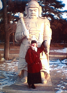 Elisabeth Scherf in China